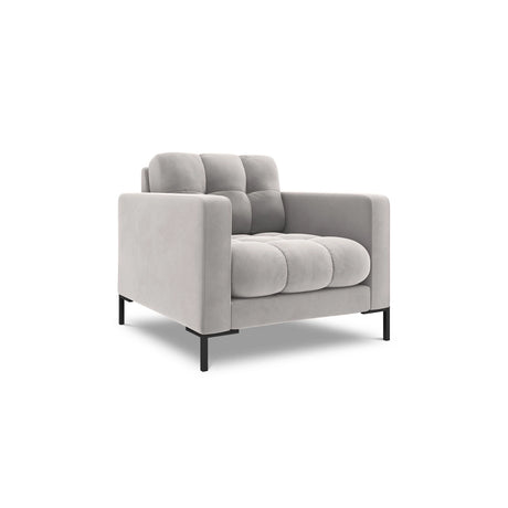 Bali Sessel aus Samt in Silber (Bluvel 03), 87x96x75 cm von Cosmopolitan Design – Bild 4