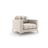 Bali Sessel aus Strukturierter Stoff in Beige (Neve 04), 87x96x75 cm von Cosmopolitan Design – Bild 3