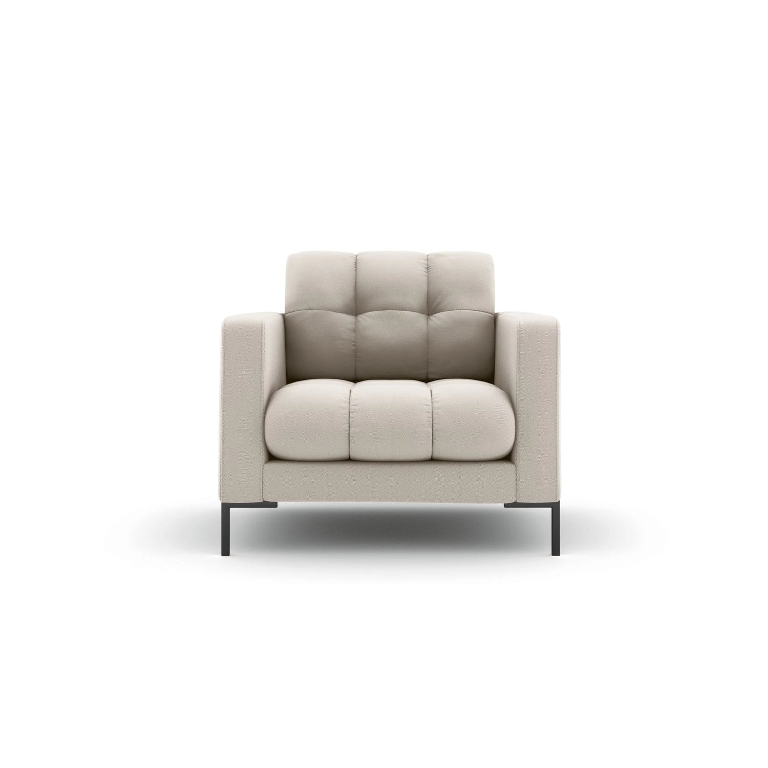 Bali Sessel aus Strukturierter Stoff in Beige (Neve 04), 87x96x75 cm von Cosmopolitan Design – Bild 1