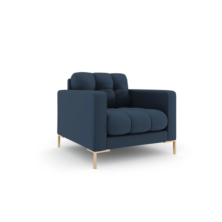 Bali Sessel aus Strukturierter Stoff in Blau (Neve 77), 87x96x75 cm von Cosmopolitan Design – Bild 3