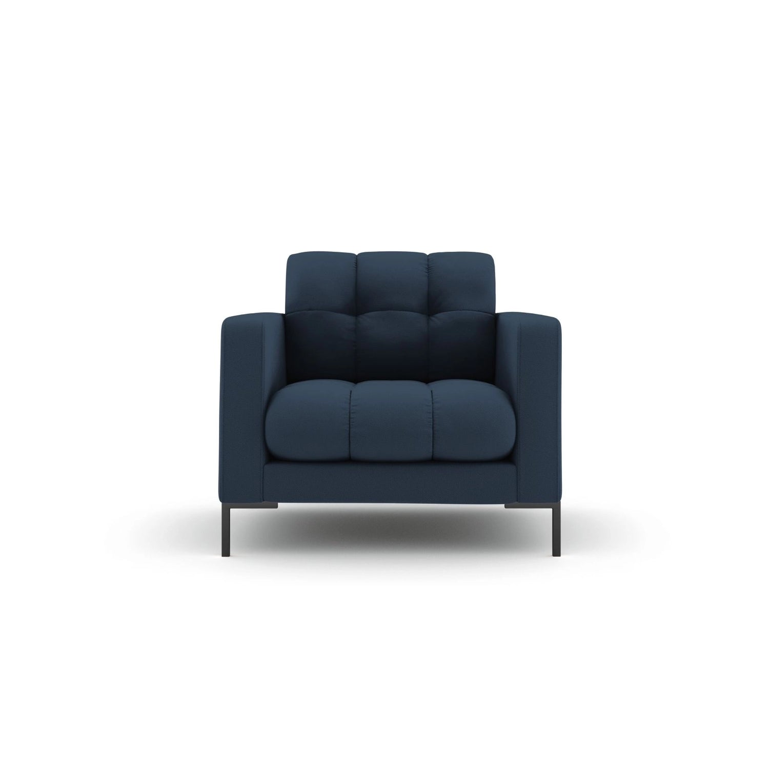 Bali Sessel aus Strukturierter Stoff in Blau (Neve 77), 87x96x75 cm von Cosmopolitan Design – Bild 1