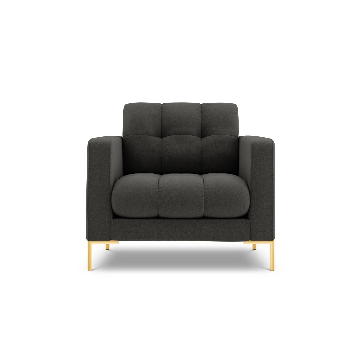 Bali Sessel aus Strukturierter Stoff in Dunkelgrau (Nea 16), 87x96x75 cm von Cosmopolitan Design – Bild 1
