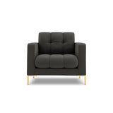 Bali Sessel aus Strukturierter Stoff in Dunkelgrau (Nea 16), 87x96x75 cm von Cosmopolitan Design – Bild 1