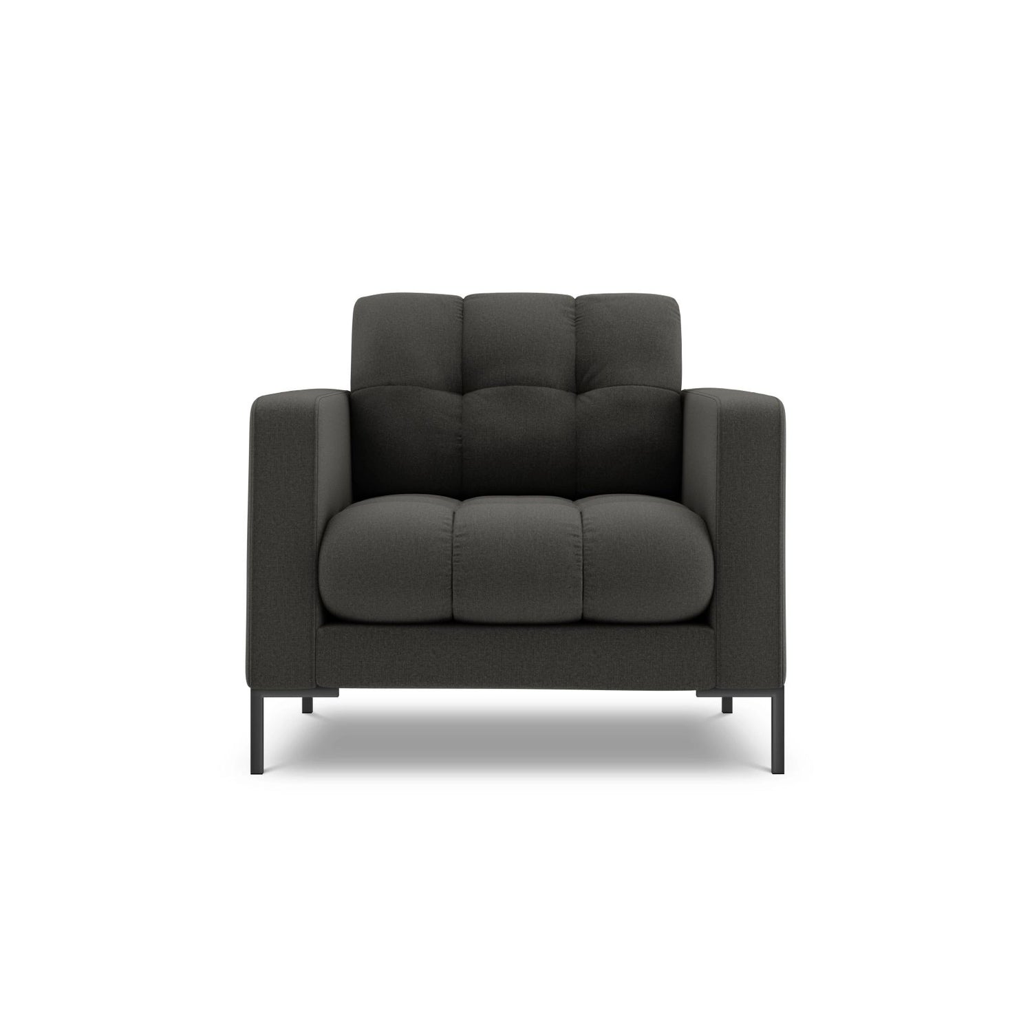 Bali Sessel aus Strukturierter Stoff in Dunkelgrau (Nea 16), 87x96x75 cm von Cosmopolitan Design – Bild 1