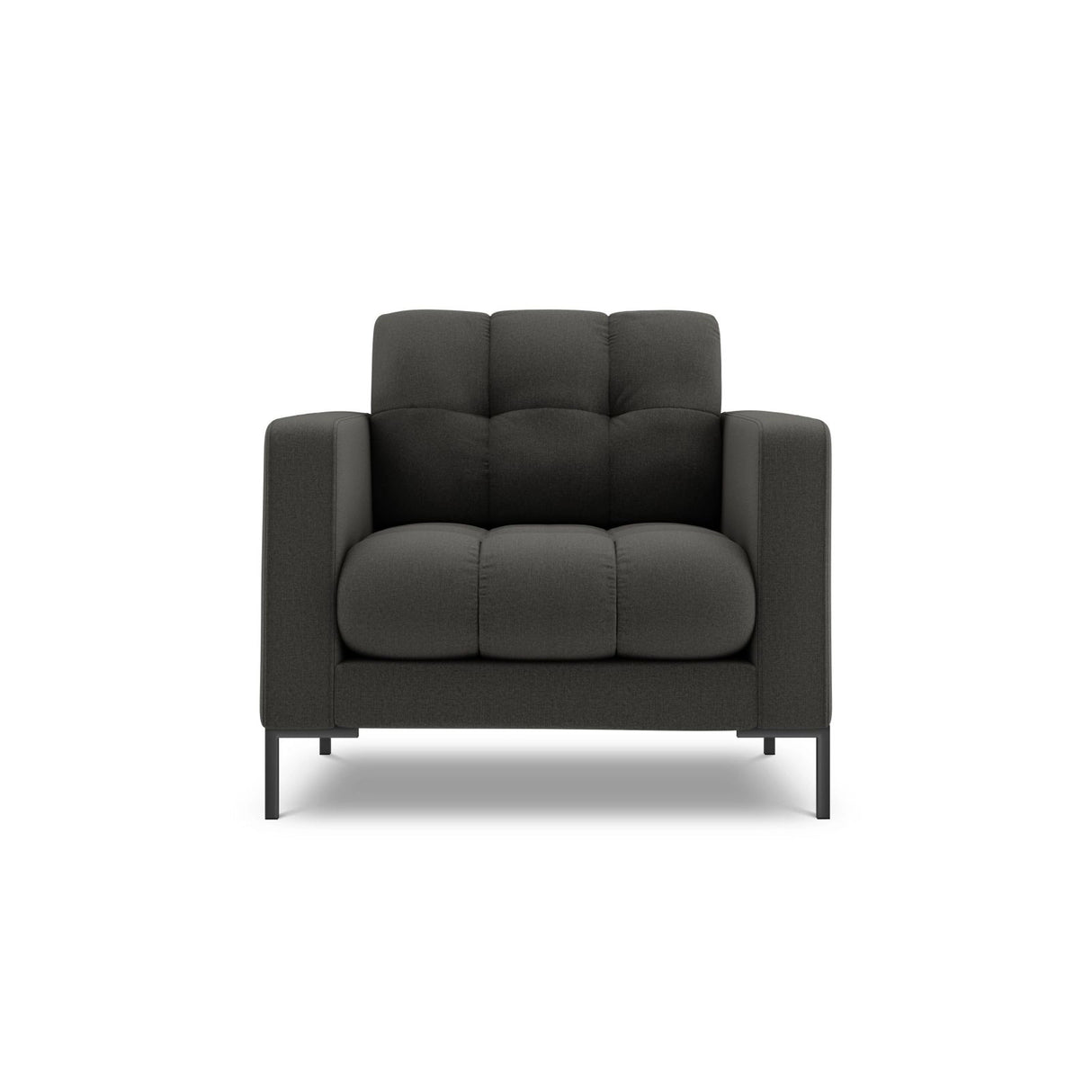 Bali Sessel aus Strukturierter Stoff in Dunkelgrau (Nea 16), 87x96x75 cm von Cosmopolitan Design – Bild 1