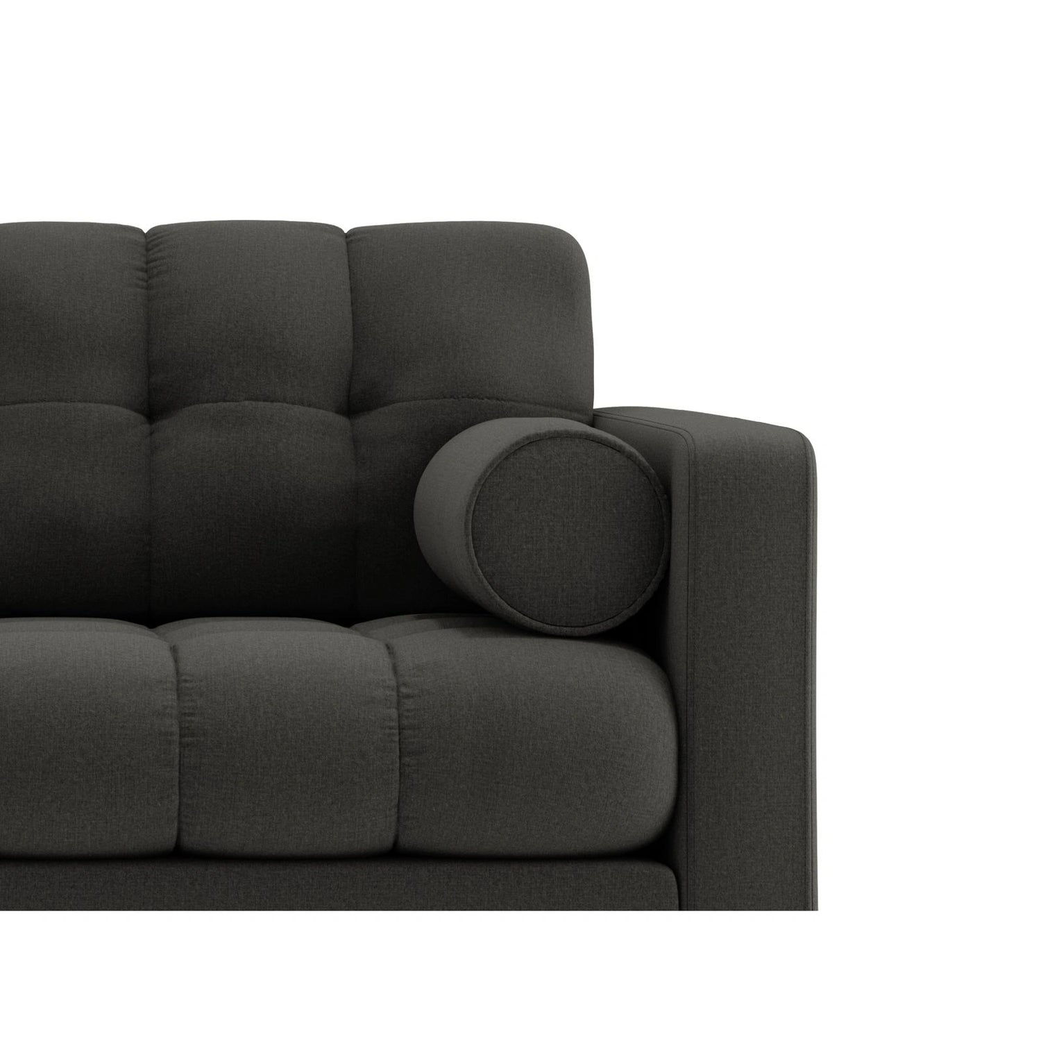 Bali Sessel aus Strukturierter Stoff in Dunkelgrau (Nea 16), 87x96x75 cm von Cosmopolitan Design – Bild 5