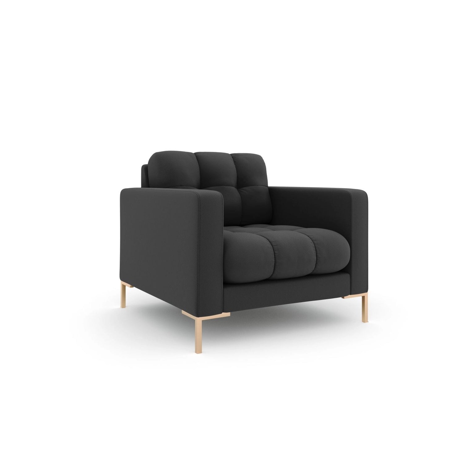 Bali Sessel aus Strukturierter Stoff in Dunkelgrau (Neve 97), 87x96x75 cm von Cosmopolitan Design – Bild 3