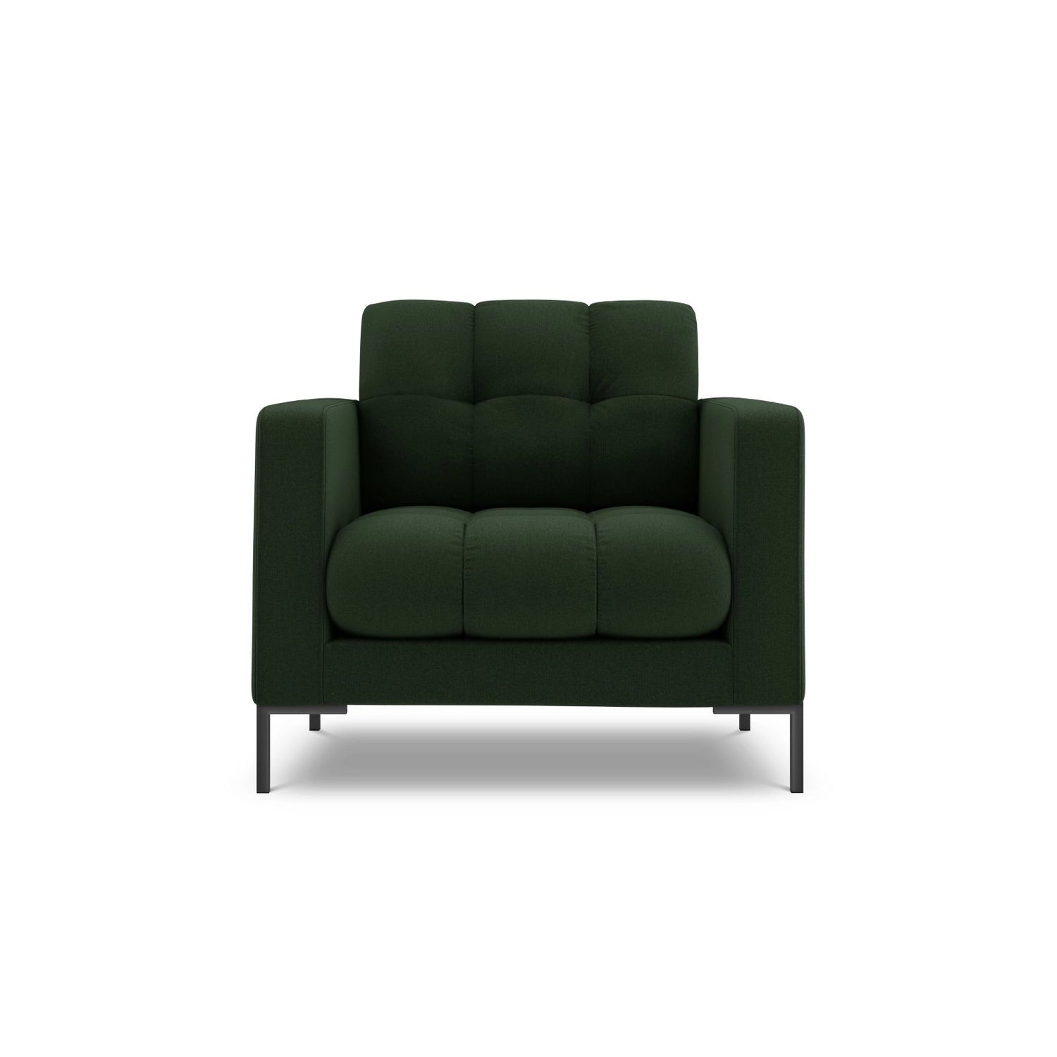 Bali Sessel aus Strukturierter Stoff in Dunkelgrün (Nea 78), 87x96x75 cm von Cosmopolitan Design – Bild 1
