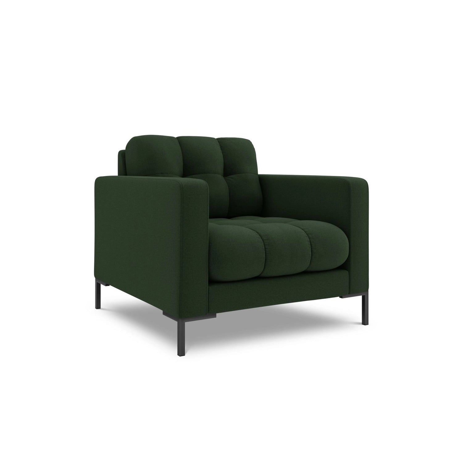 Bali Sessel aus Strukturierter Stoff in Dunkelgrün (Nea 78), 87x96x75 cm von Cosmopolitan Design – Bild 3