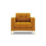 Bali Sessel aus Strukturierter Stoff in Gelb (Nea 66), 87x96x75 cm von Cosmopolitan Design – Bild 1