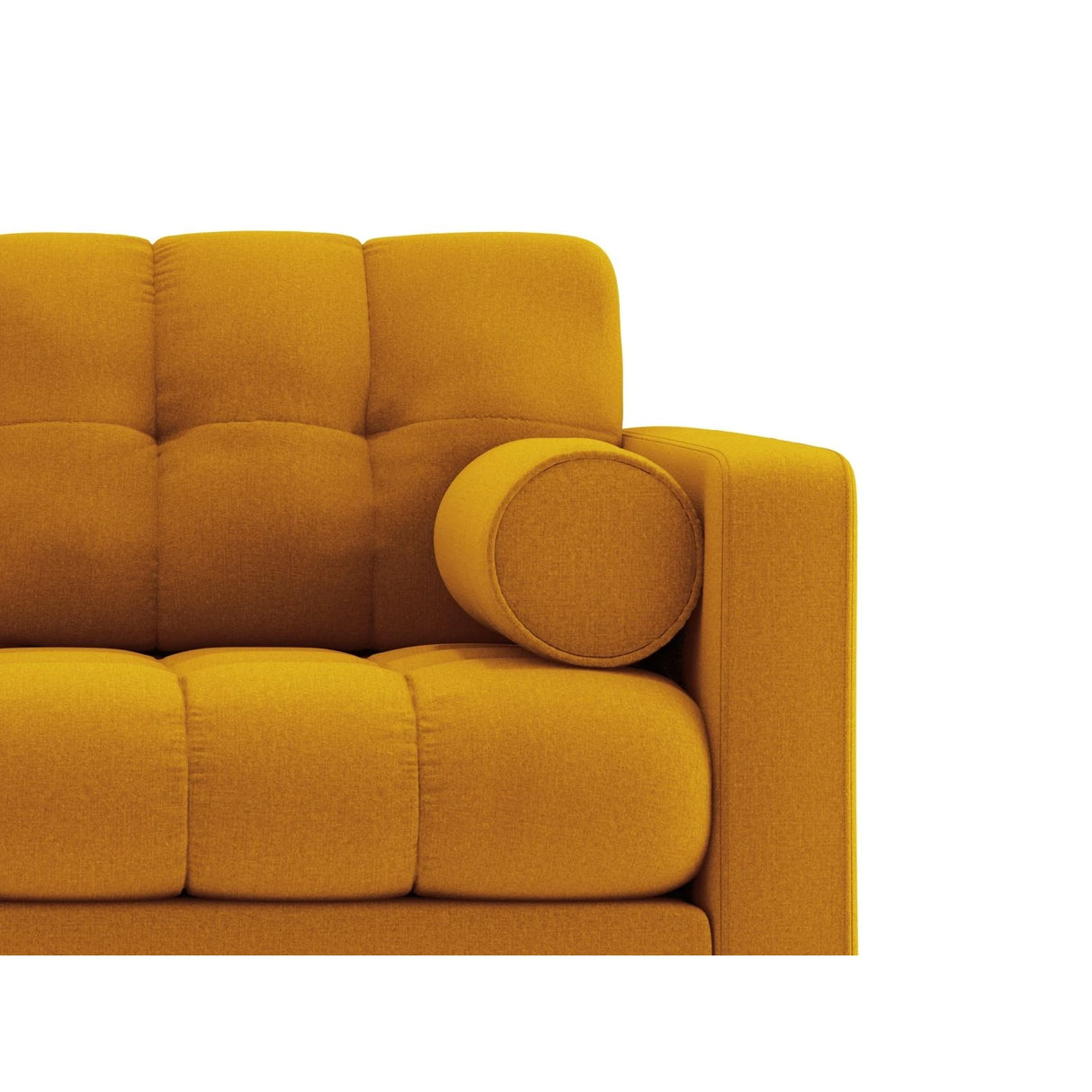 Bali Sessel aus Strukturierter Stoff in Gelb (Nea 66), 87x96x75 cm von Cosmopolitan Design – Bild 5