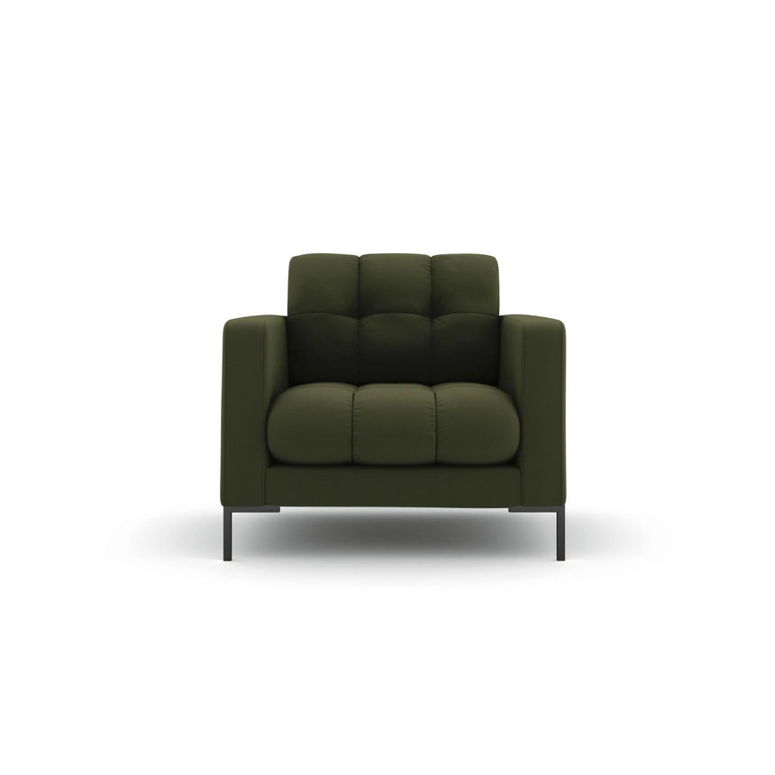 Bali Sessel aus Strukturierter Stoff in Grün (Neve 39), 87x96x75 cm von Cosmopolitan Design – Bild 1