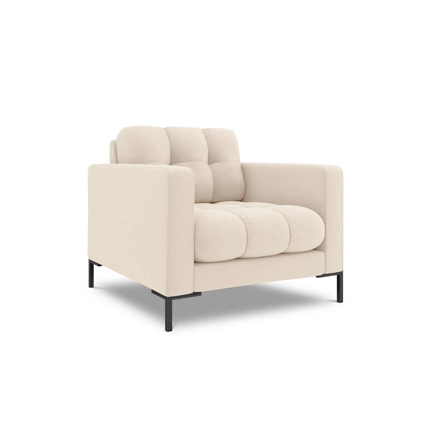 Bali Sessel aus Strukturierter Stoff in Hellbeige (Nea 23), 87x96x75 cm von Cosmopolitan Design – Bild 3