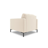 Bali Sessel aus Strukturierter Stoff in Hellbeige (Nea 23), 87x96x75 cm von Cosmopolitan Design – Bild 4