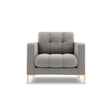 Bali Sessel aus Strukturierter Stoff in Hellgrau (Nea 07), 87x96x75 cm von Cosmopolitan Design – Bild 1