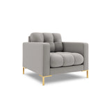 Bali Sessel aus Strukturierter Stoff in Hellgrau (Nea 07), 87x96x75 cm von Cosmopolitan Design – Bild 3