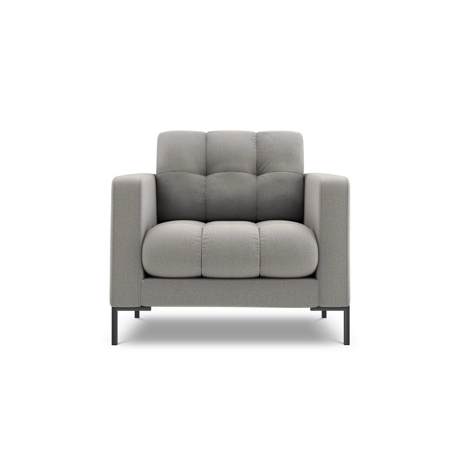 Bali Sessel aus Strukturierter Stoff in Hellgrau (Nea 07), 87x96x75 cm von Cosmopolitan Design – Bild 1