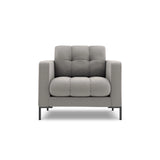 Bali Sessel aus Strukturierter Stoff in Hellgrau (Nea 07), 87x96x75 cm von Cosmopolitan Design – Bild 1