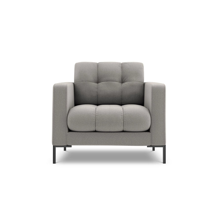 Bali Sessel aus Strukturierter Stoff in Hellgrau (Nea 07), 87x96x75 cm von Cosmopolitan Design – Bild 1