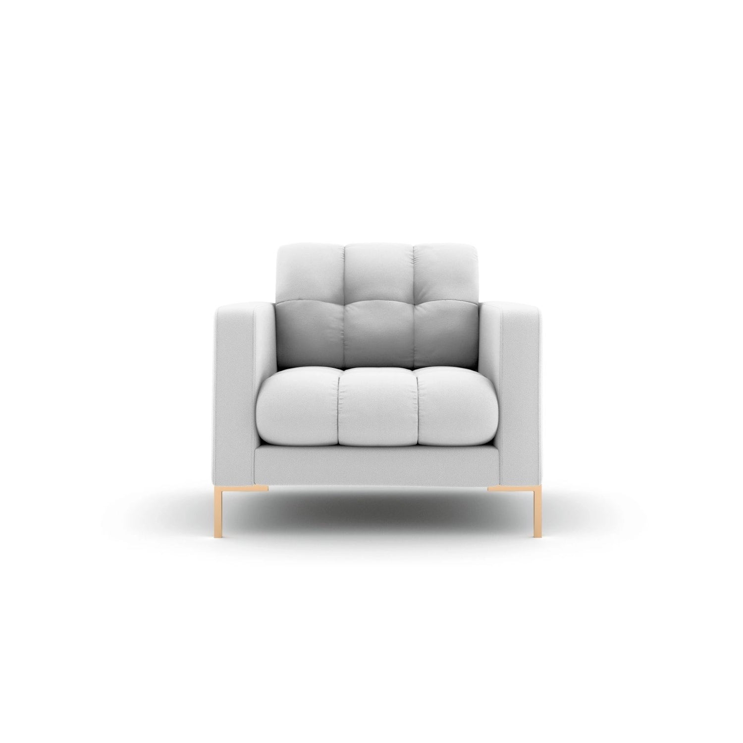 Bali Sessel aus Strukturierter Stoff in Hellgrau (Neve 80), 87x96x75 cm von Cosmopolitan Design – Bild 1
