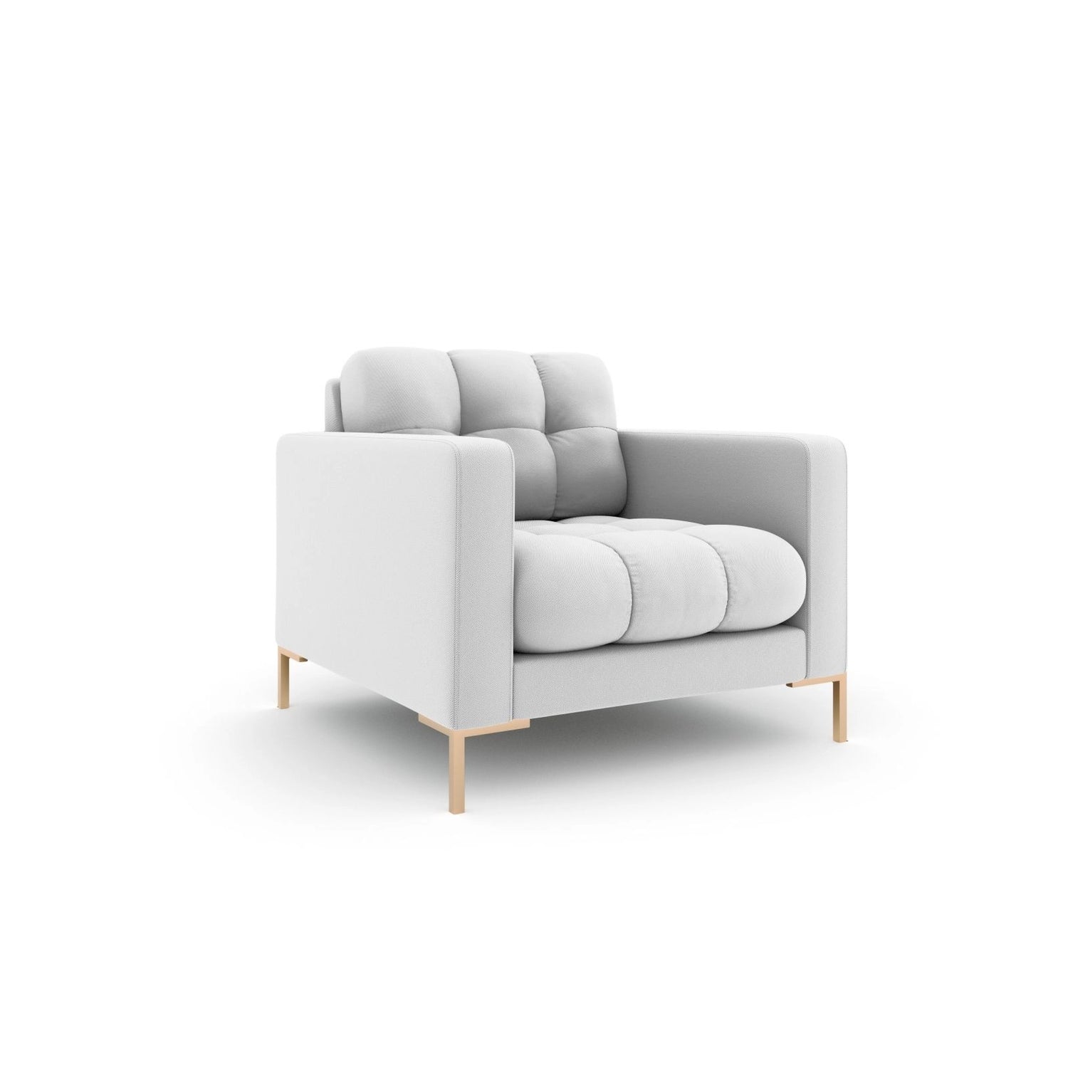 Bali Sessel aus Strukturierter Stoff in Hellgrau (Neve 80), 87x96x75 cm von Cosmopolitan Design – Bild 3