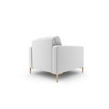 Bali Sessel aus Strukturierter Stoff in Hellgrau (Neve 80), 87x96x75 cm von Cosmopolitan Design – Bild 4