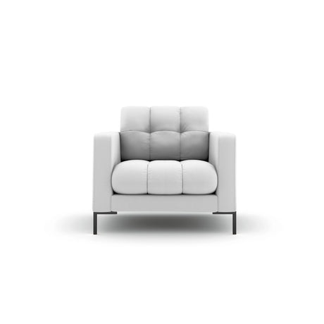 Bali Sessel aus Strukturierter Stoff in Hellgrau (Neve 80), 87x96x75 cm von Cosmopolitan Design – Bild 1