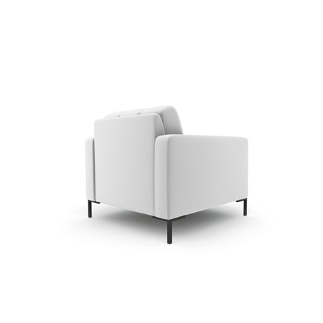 Bali Sessel aus Strukturierter Stoff in Hellgrau (Neve 80), 87x96x75 cm von Cosmopolitan Design – Bild 4