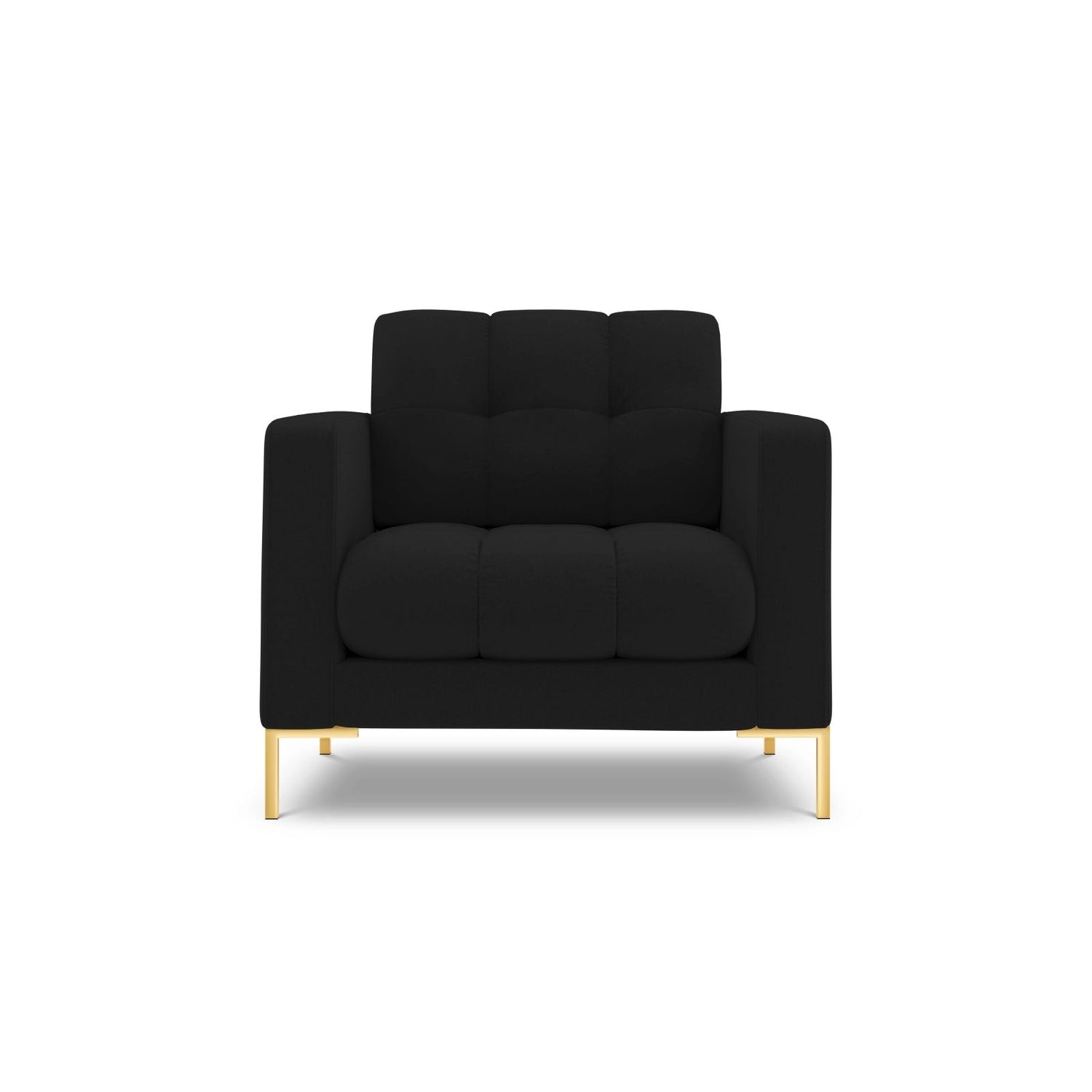 Bali Sessel aus Strukturierter Stoff in Schwarz (Nea 19), 87x96x75 cm von Cosmopolitan Design – Bild 1