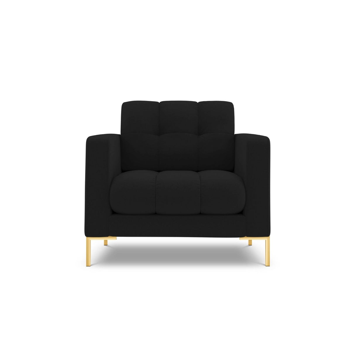 Bali Sessel aus Strukturierter Stoff in Schwarz (Nea 19), 87x96x75 cm von Cosmopolitan Design – Bild 1