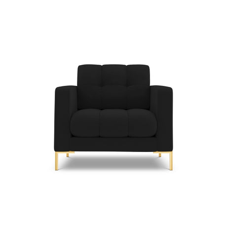 Bali Sessel aus Strukturierter Stoff in Schwarz (Nea 19), 87x96x75 cm von Cosmopolitan Design – Bild 1