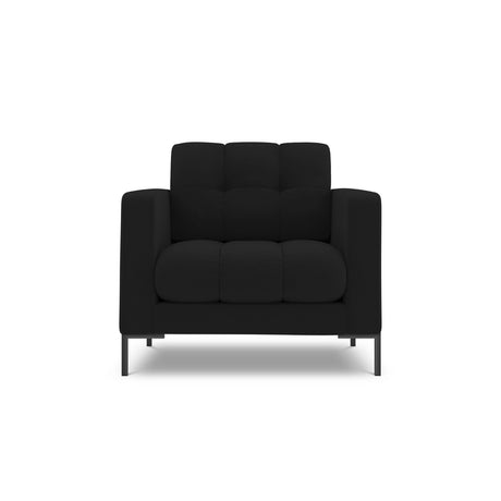 Bali Sessel aus Strukturierter Stoff in Schwarz (Nea 19), 87x96x75 cm von Cosmopolitan Design – Bild 1
