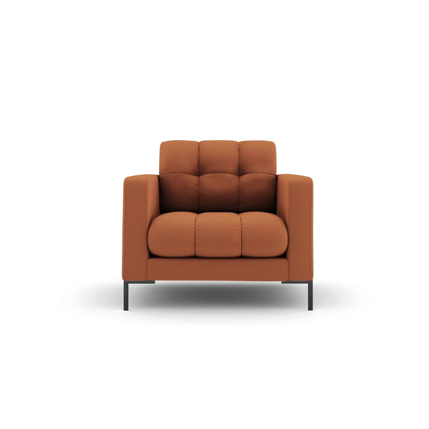 Bali Sessel aus Strukturierter Stoff in Ziegelstein (Neve 52), 87x96x75 cm von Cosmopolitan Design – Bild 1