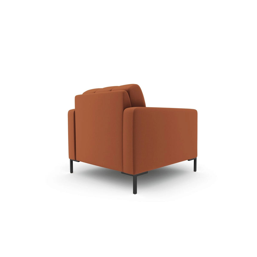 Bali Sessel aus Strukturierter Stoff in Ziegelstein (Neve 52), 87x96x75 cm von Cosmopolitan Design – Bild 4