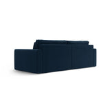 Belfast 3-Sitzer Ecksofa mit Schlaffunktion, ausklappbar, aus Samt in Königsblau (Magic Velvet 2204), 240x149 cm von Cosmopolitan Design – Bild 9