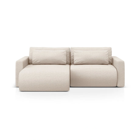 Belfast 3-Sitzer Ecksofa mit Schlaffunktion, ausklappbar, aus Samt oder Strukturstoff, 240x149 cm von Cosmopolitan Design – Bild 1