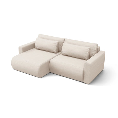 Belfast 3-Sitzer Ecksofa mit Schlaffunktion, ausklappbar, aus Samt oder Strukturstoff, 240x149 cm von Cosmopolitan Design – Bild 4