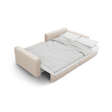 Belfast 3-Sitzer Ecksofa mit Schlaffunktion, ausklappbar, aus Samt oder Strukturstoff, 240x149 cm von Cosmopolitan Design – Bild 7