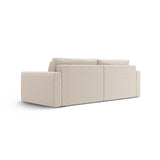 Belfast 3-Sitzer Ecksofa mit Schlaffunktion, ausklappbar, aus Samt oder Strukturstoff, 240x149 cm von Cosmopolitan Design – Bild 8