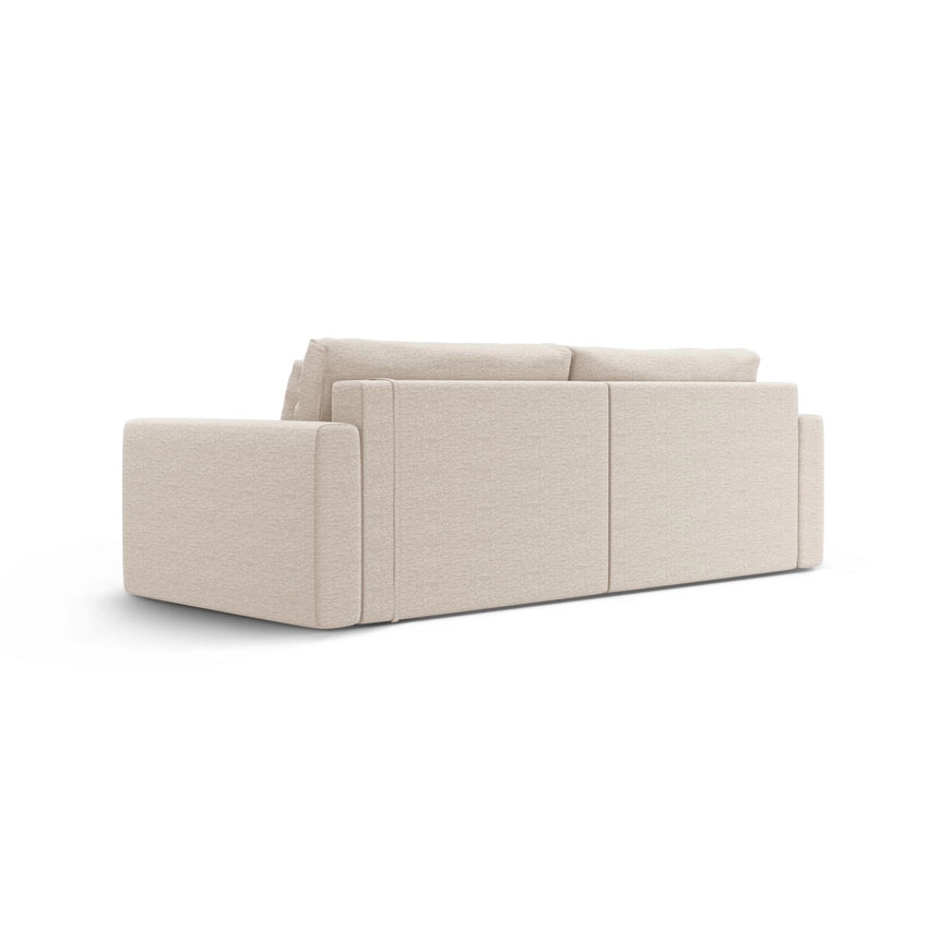 Belfast 3-Sitzer Ecksofa mit Schlaffunktion, ausklappbar, aus Samt oder Strukturstoff, 240x149 cm von Cosmopolitan Design – Bild 8