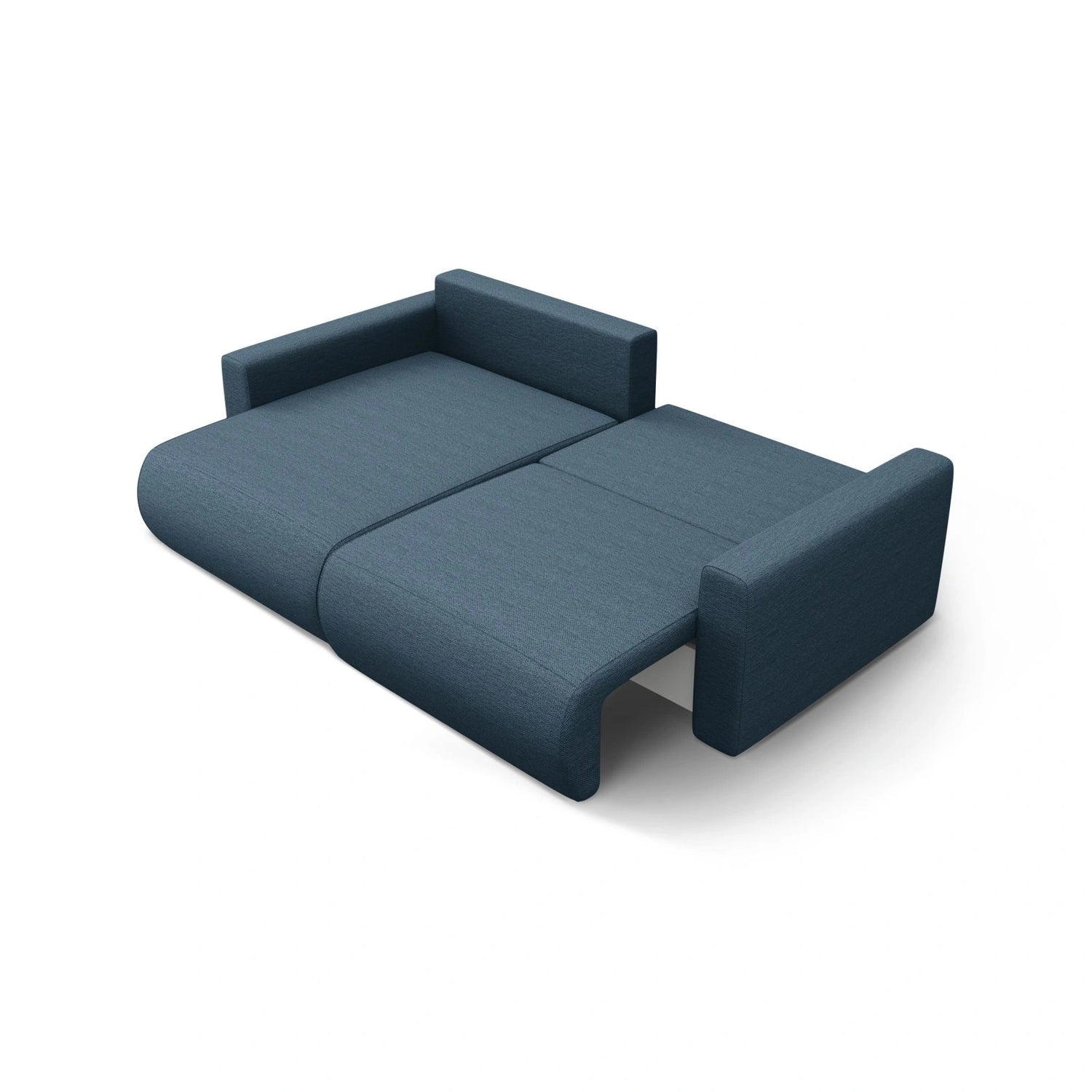 Belfast 3-Sitzer Ecksofa mit Schlaffunktion, ausklappbar, aus Strukturierter Stoff in Blau (Heritage Ocean), 240x149 cm von Cosmopolitan Design – Bild 6