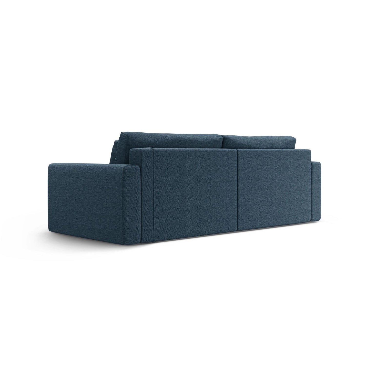 Belfast 3-Sitzer Ecksofa mit Schlaffunktion, ausklappbar, aus Strukturierter Stoff in Blau (Heritage Ocean), 240x149 cm von Cosmopolitan Design – Bild 8