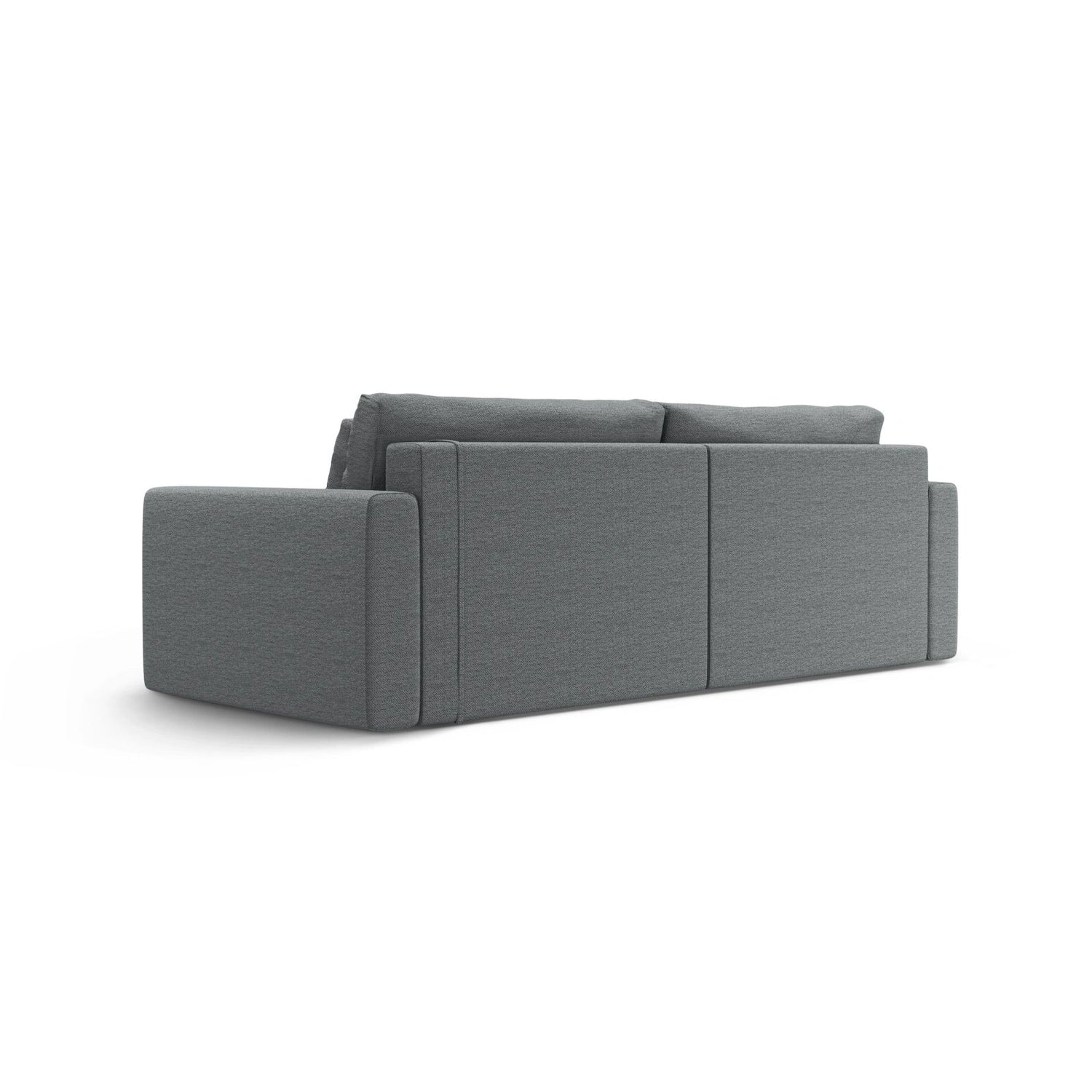 Belfast 3-Sitzer Ecksofa mit Schlaffunktion, ausklappbar, aus Strukturierter Stoff in Grau (Heritage Ash), 240x149 cm von Cosmopolitan Design – Bild 8