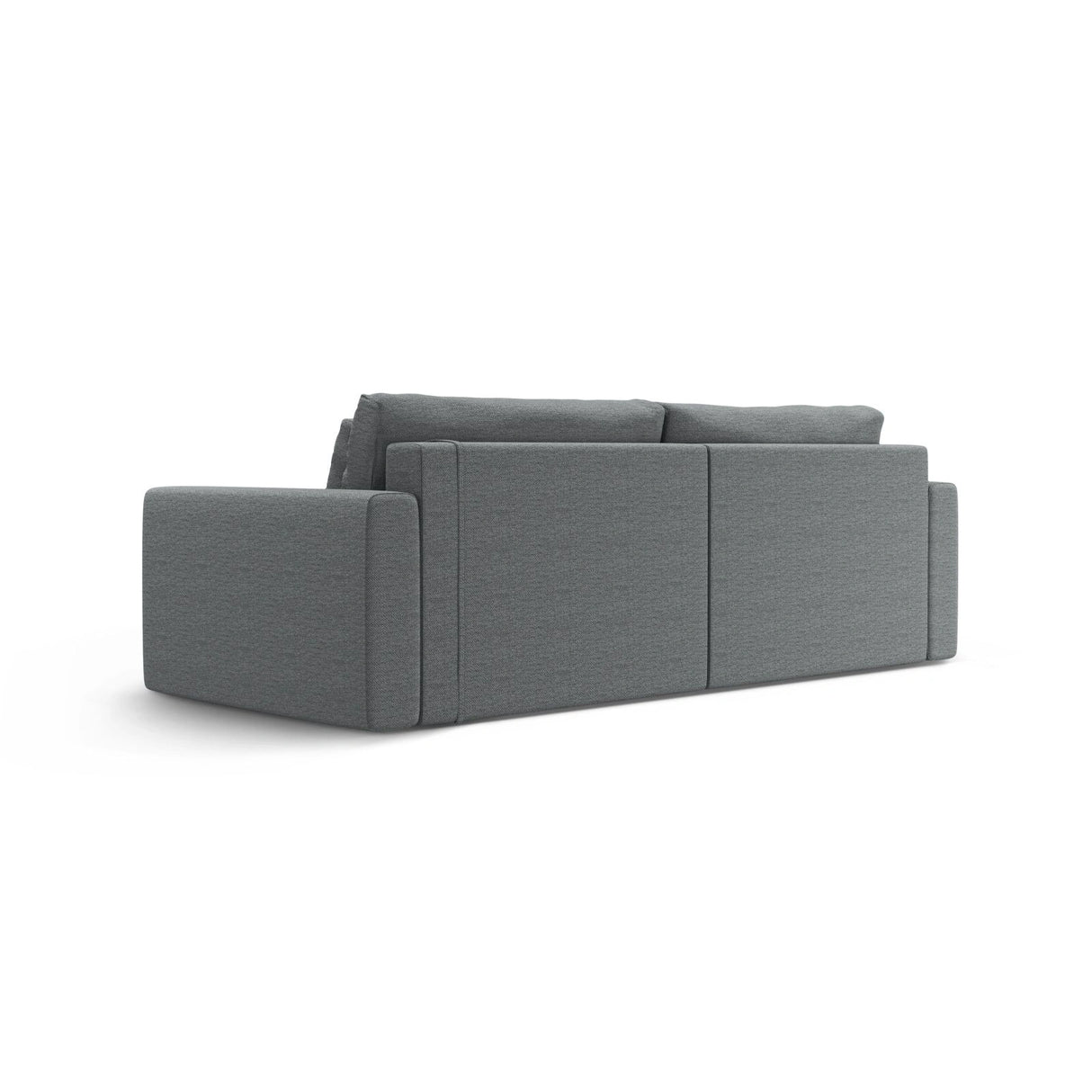 Belfast 3-Sitzer Ecksofa mit Schlaffunktion, ausklappbar, aus Strukturierter Stoff in Grau (Heritage Ash), 240x149 cm von Cosmopolitan Design – Bild 8