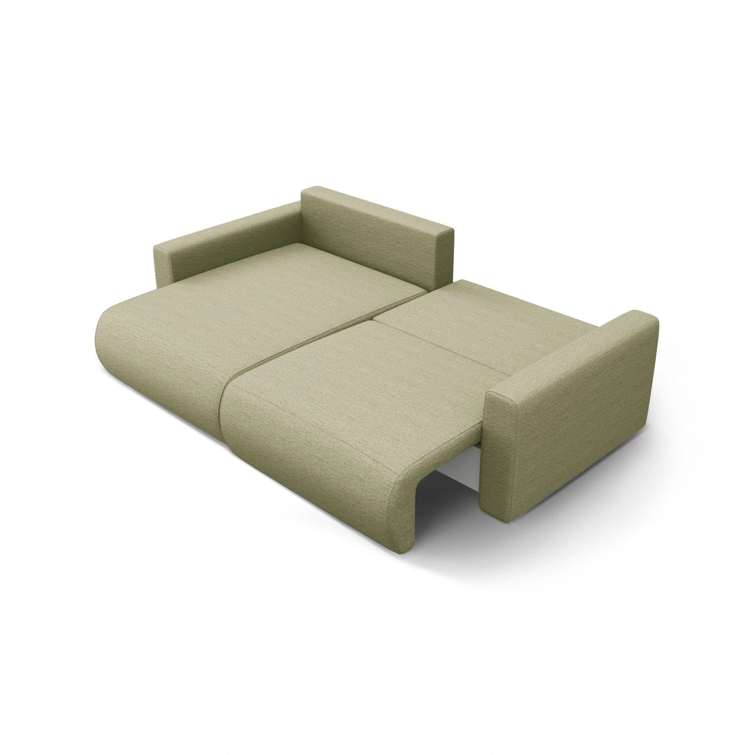 Belfast 3-Sitzer Ecksofa mit Schlaffunktion, ausklappbar, aus Strukturierter Stoff in Olive (Heritage Avocat), 240x149 cm von Cosmopolitan Design – Bild 6