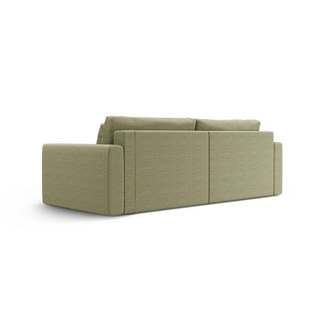 Belfast 3-Sitzer Ecksofa mit Schlaffunktion, ausklappbar, aus Strukturierter Stoff in Olive (Heritage Avocat), 240x149 cm von Cosmopolitan Design – Bild 8