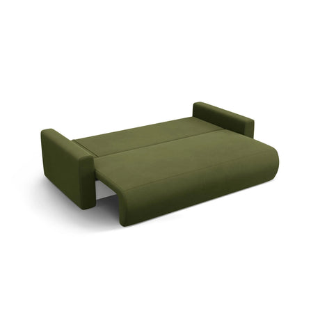 Belfast 3-Sitzer Sofa mit Schlaffunktion und Stauraum, aus Samt in Armeegrün (Magic Velvet 2295), 238x105x84 cm von Cosmopolitan Design – Bild 6