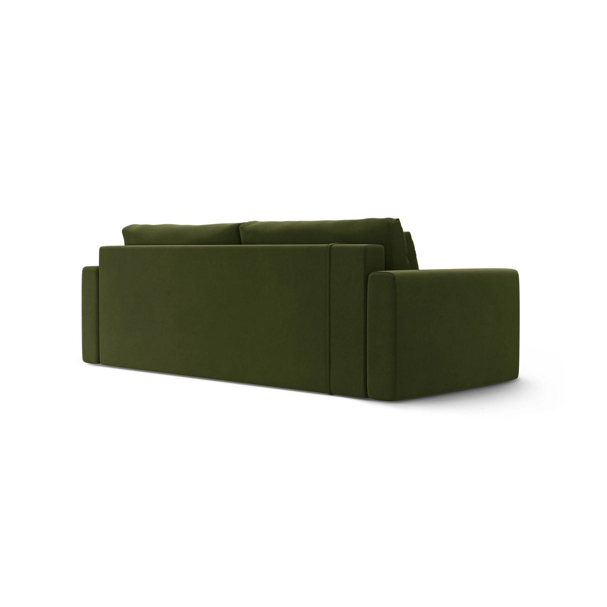 Belfast 3-Sitzer Sofa mit Schlaffunktion und Stauraum, aus Samt in Armeegrün (Magic Velvet 2295), 238x105x84 cm von Cosmopolitan Design – Bild 8