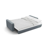 Belfast 3-Sitzer Sofa mit Schlaffunktion und Stauraum, aus Samt in Blaugrau (Magic Velvet 2224), 238x105x84 cm von Cosmopolitan Design – Bild 7