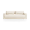 Belfast 3-Sitzer Sofa mit Schlaffunktion und Stauraum, aus Samt in Elfenbein (Magic Velvet 2256), 238x105x84 cm von Cosmopolitan Design – Bild 1